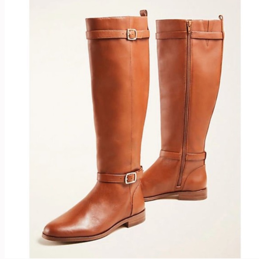 Ann Taylor Women's NWT Adalia Buckle Leather Boots